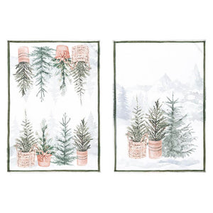 Set 2 canovacci "Winter wonderland"