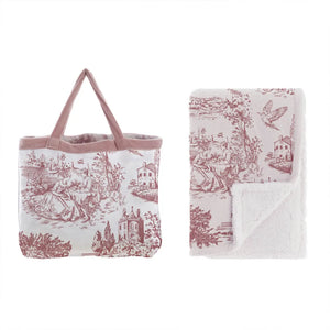 Plaid "Toile de jouy"