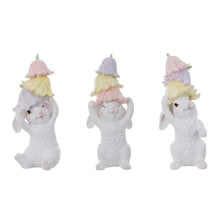 Carica l'immagine nel visualizzatore di Gallery, Set 3 coniglietti decorativi
