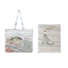 Carica l'immagine nel visualizzatore di Gallery, Telo mare con borsa
