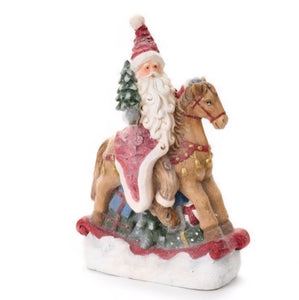 Cavallo con Babbo Natale