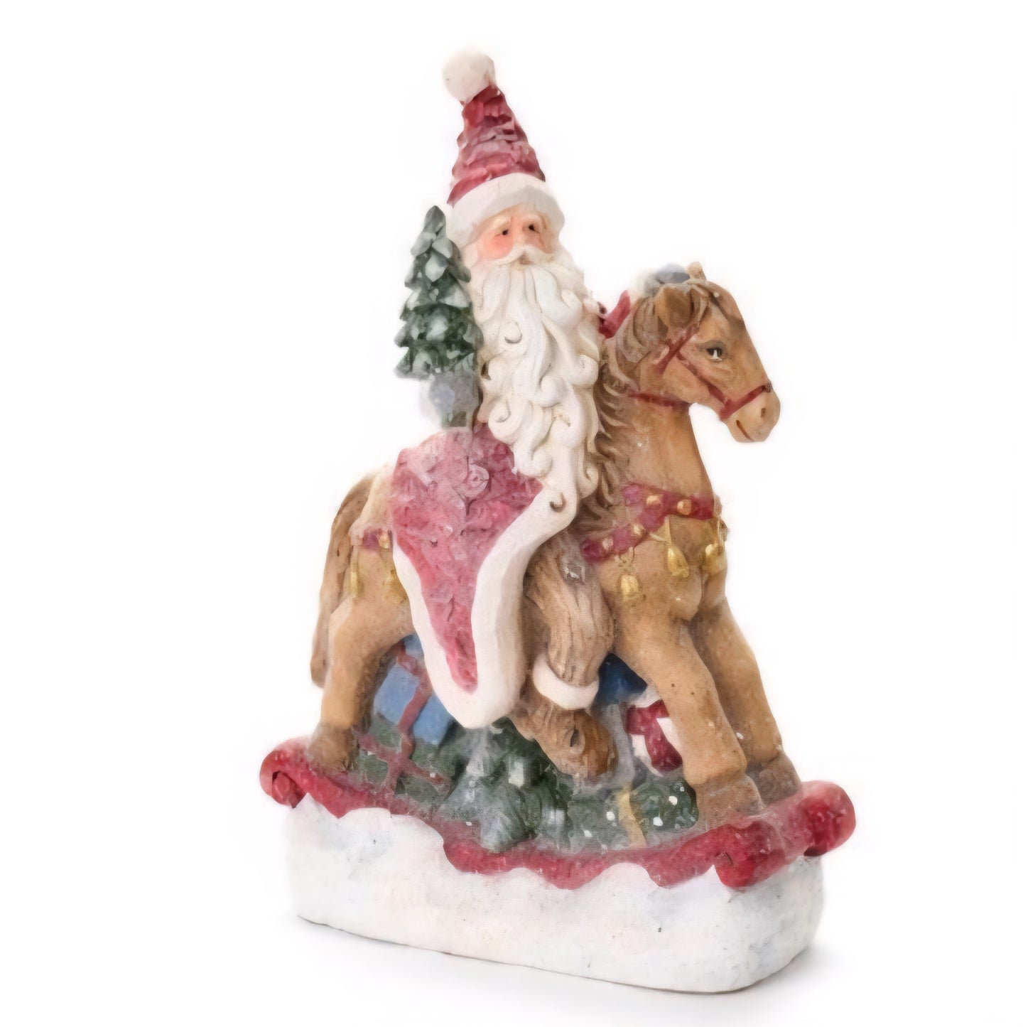 Cavallo con Babbo Natale