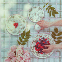 Carica l'immagine nel visualizzatore di Gallery, Set 6 piatti frutta "Moss Rose"
